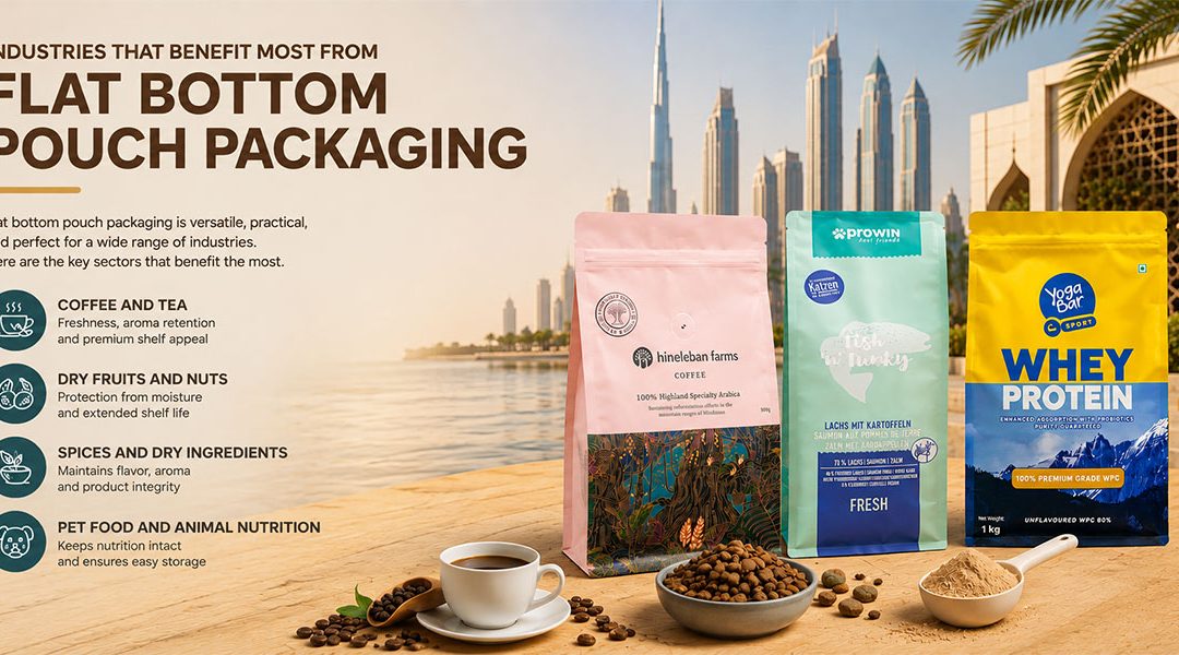 Industries That Benefit Most from Flat Bottom Pouch Packaging